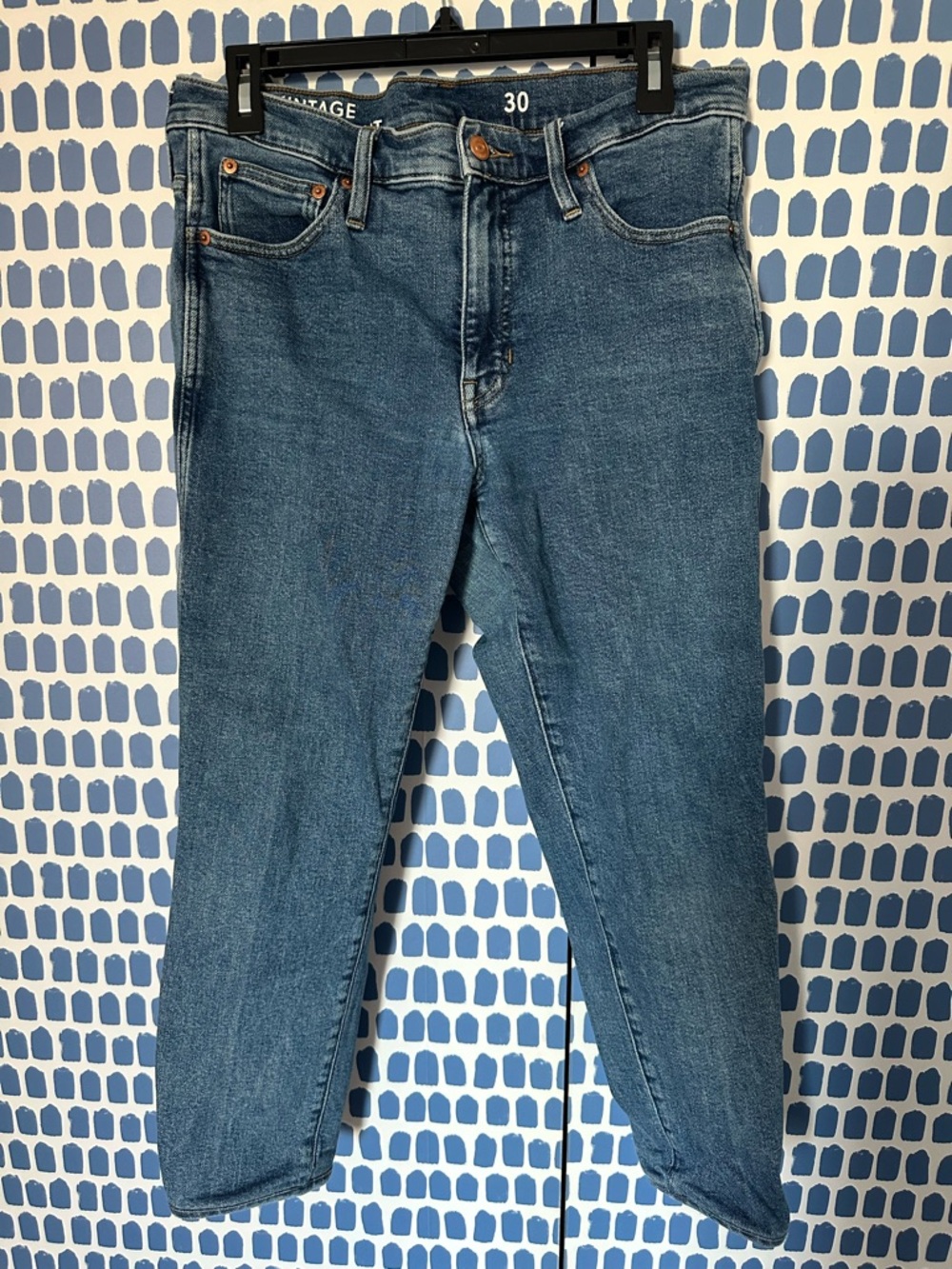Vintage Straight-Leg Blue Women’s Jeans